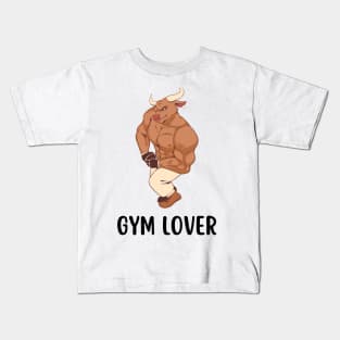 Gym lovers fashion design for men and women Kids T-Shirt